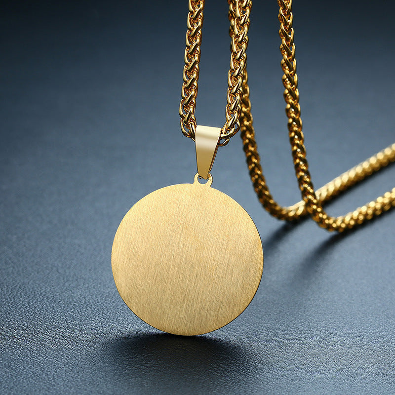 Titanium steel Allah Necklace for Him/Her