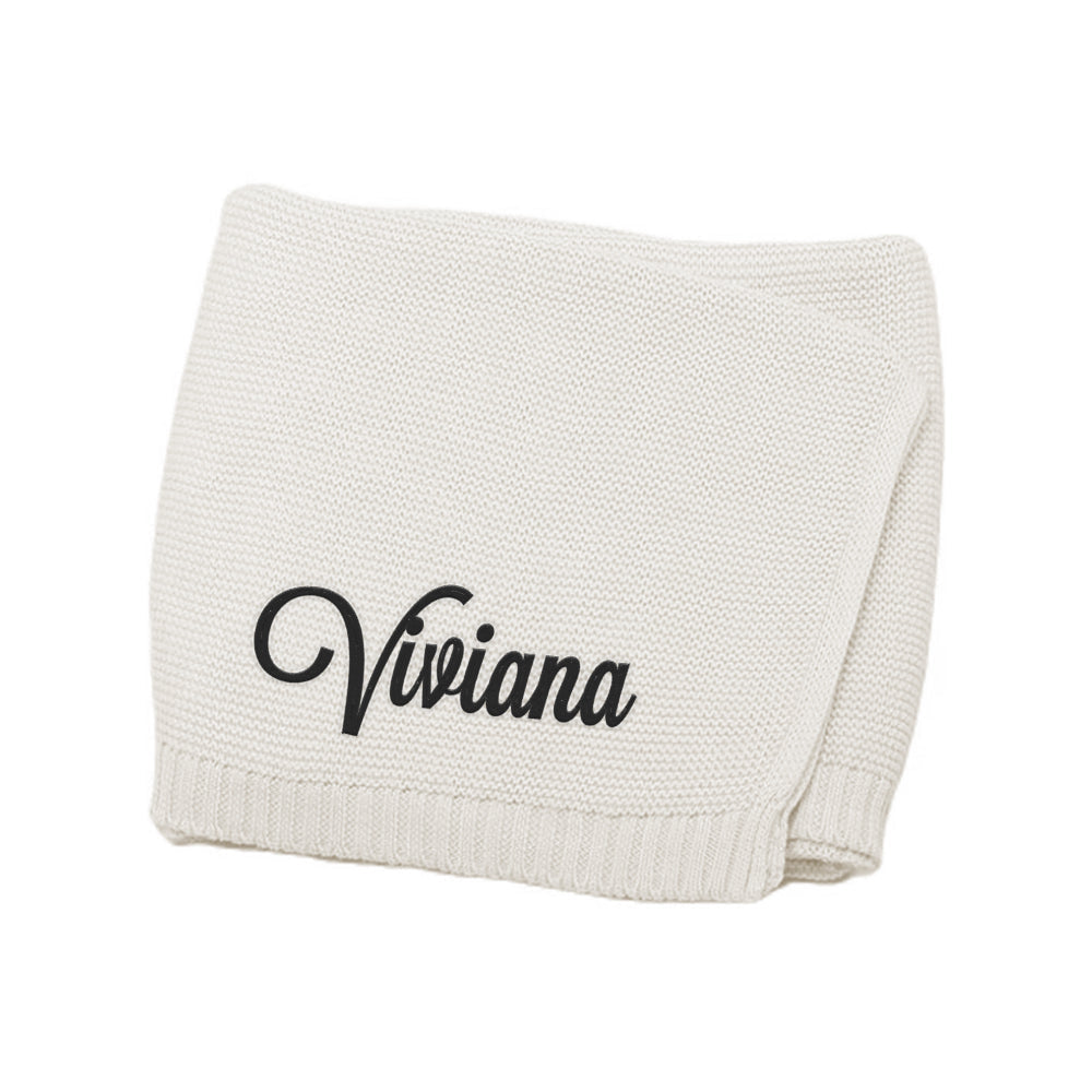 Custom Baby Blanket Embroidered Name Stroller Blanket for Newborn Baby Gift