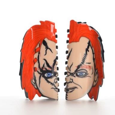 Halloween Clown Ghost Face Hair Clip Back Of The Head Hair Clip Shark Hair Clip Headdress Hairpin Ladies Halloween Gift