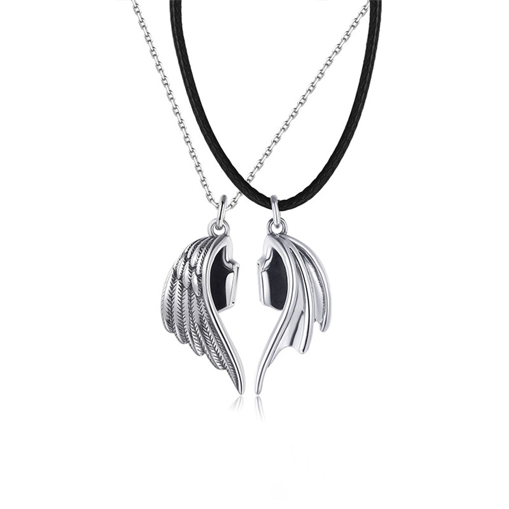 Personalized Couple Necklace Magnetic Matching Necklaces for Couples Valentine's Gift for Lover