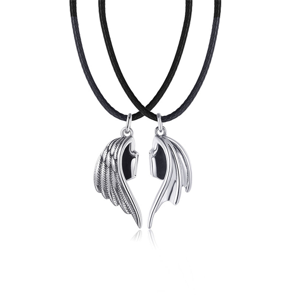 Personalized Couple Necklace Magnetic Matching Necklaces for Couples Valentine's Gift for Lover