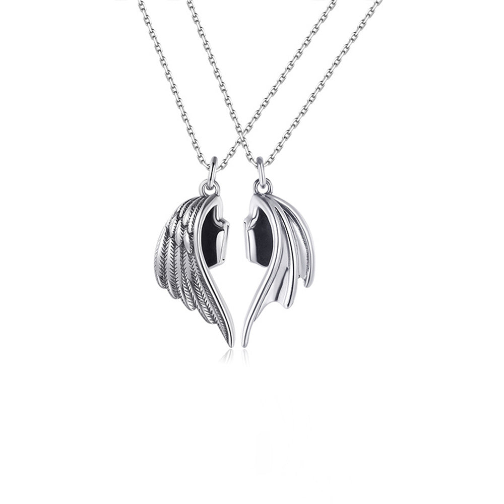 Personalized Couple Necklace Magnetic Matching Necklaces for Couples Valentine's Gift for Lover