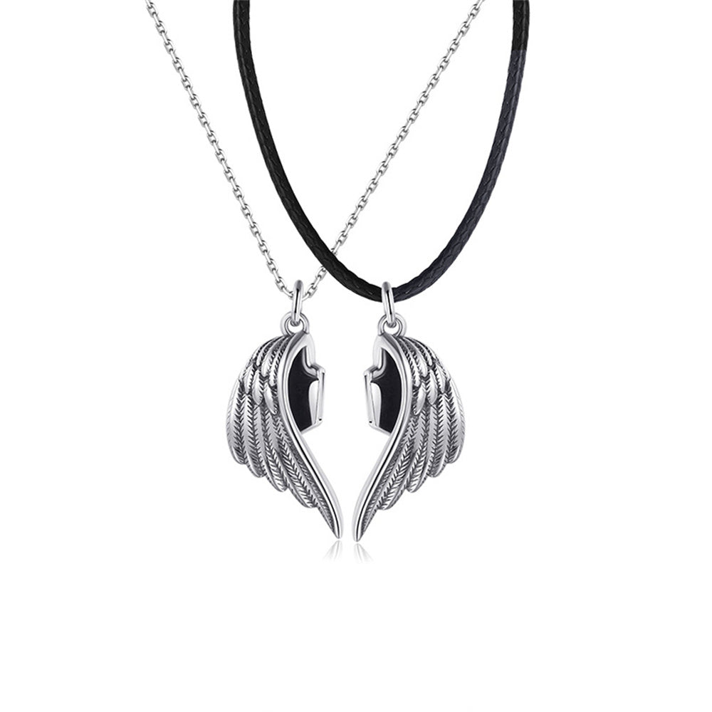 Personalized Couple Necklace Magnetic Matching Necklaces for Couples Valentine's Gift for Lover