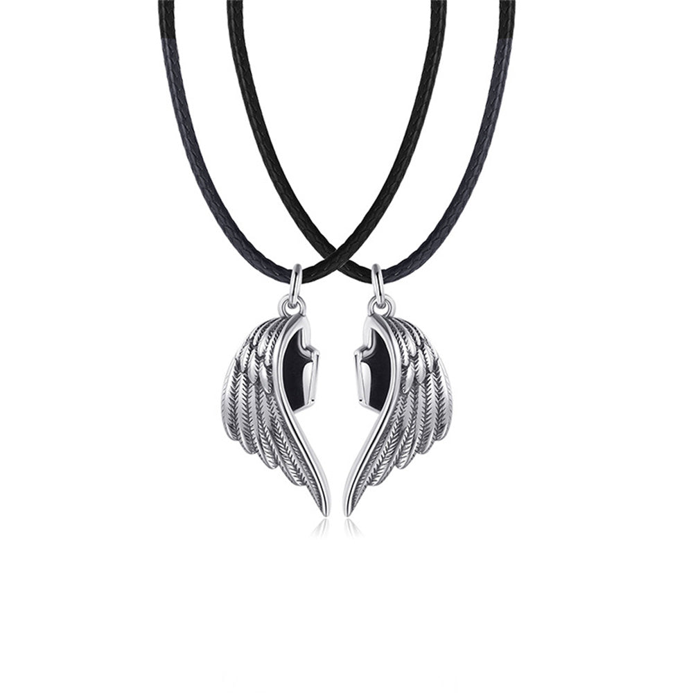Personalized Couple Necklace Magnetic Matching Necklaces for Couples Valentine's Gift for Lover