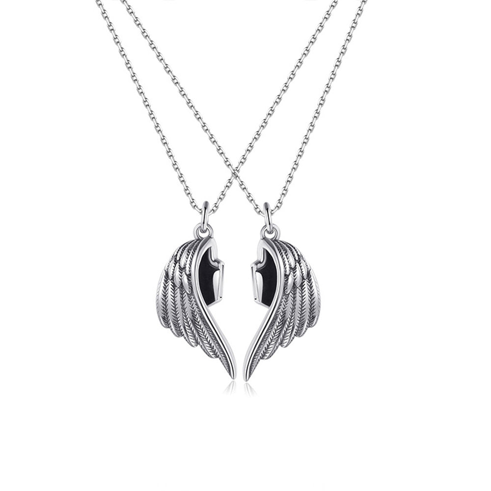 Personalized Couple Necklace Magnetic Matching Necklaces for Couples Valentine's Gift for Lover