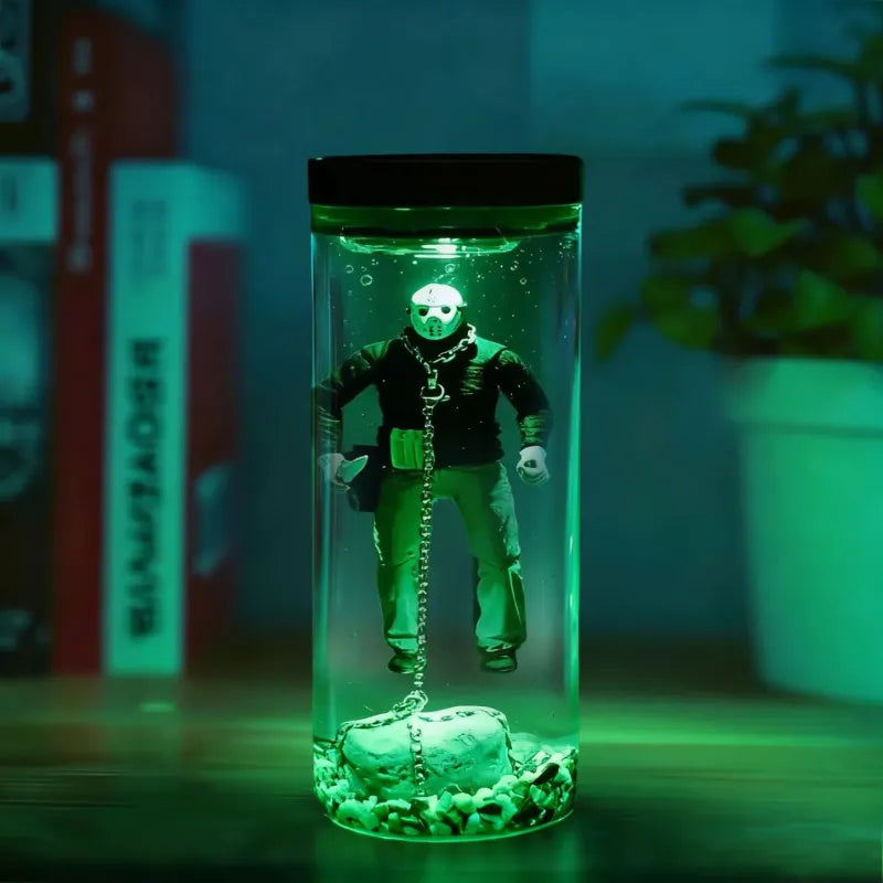 Halloween Water Column Lamp Ornaments Night Light Decoration Halloween Gift