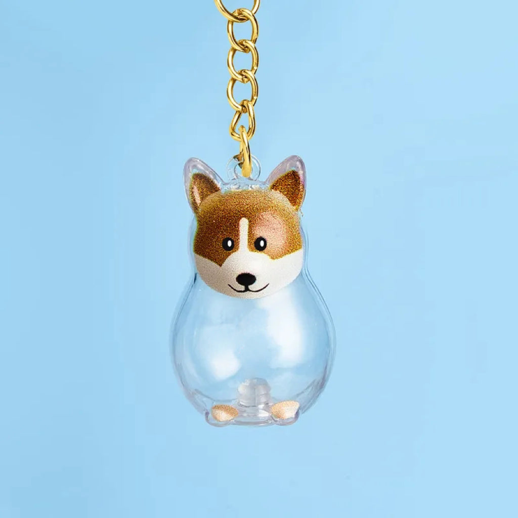 Dog Hair Collector Keychain Bag Charm Memorial Storage Box without Text Sentimental Perfect for Storing Pet Hair Gift for Dog Lovers