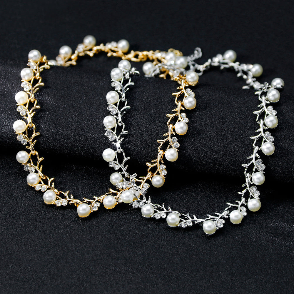 Pearl Jewelry Set Pearl Wedding Jewelry Gold Wedding Jewelry Bridesmaid Jewelry Bridal Jewelry Set