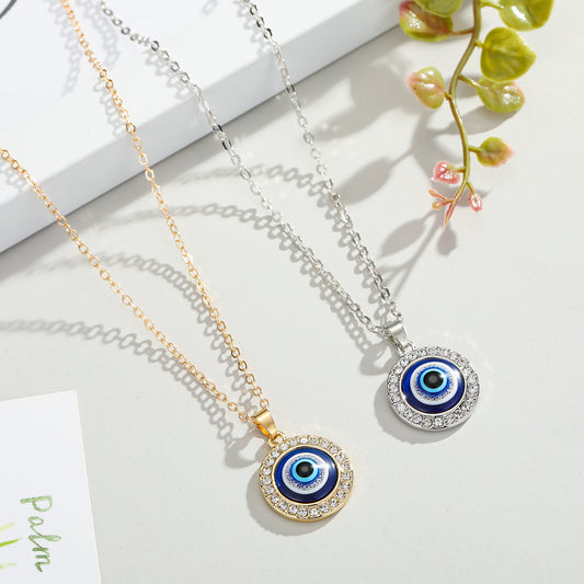 Turkish handmade devil eye necklace