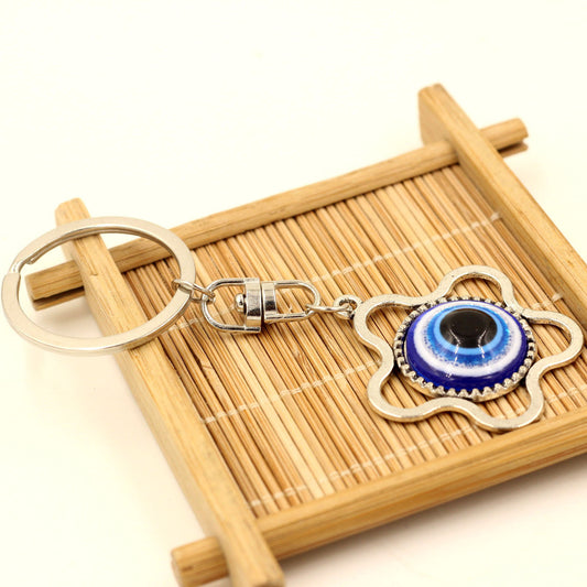 Turkish Blue Devil  Eye Keychain