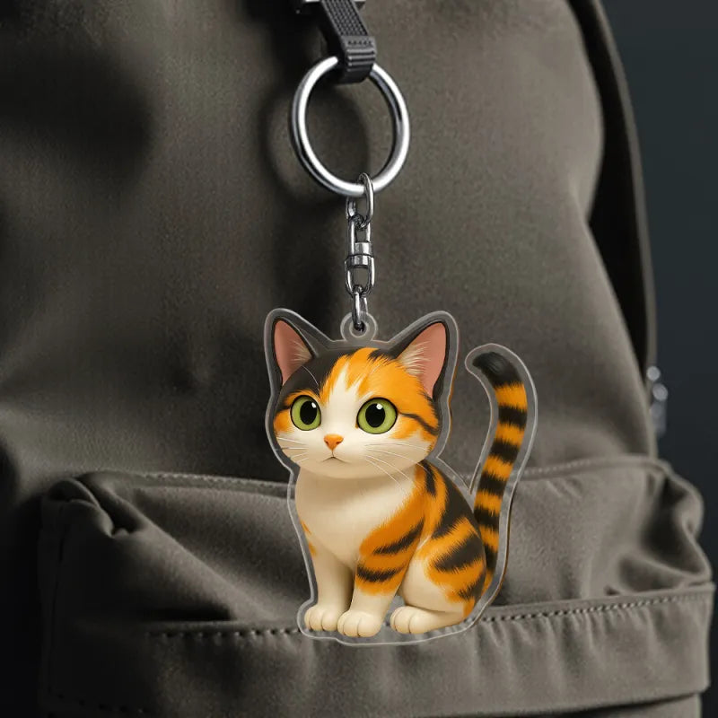 Personalized Photo Cartoon Style Figure Acrylic Keychain Bag Charm Unique Custom Keepsake Gift For Girlfriend Anniversary Birthday Gift