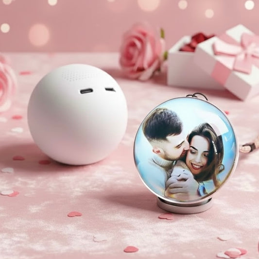 Glass Video Globe – Playable Video Gift Sphere for Valentine’s Day Birthday and Christmas