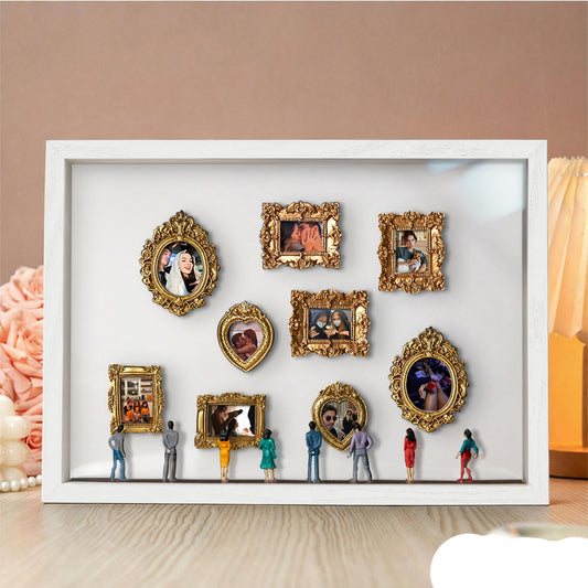 Museum of Us White Frame Personalized Couples Gift for Her Cute Miniature Museum Gifts Meaningful Gift Valentine's Day Anniversary Gift