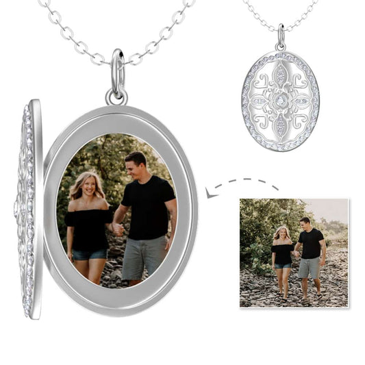 Personalized Photo Necklace for Mom