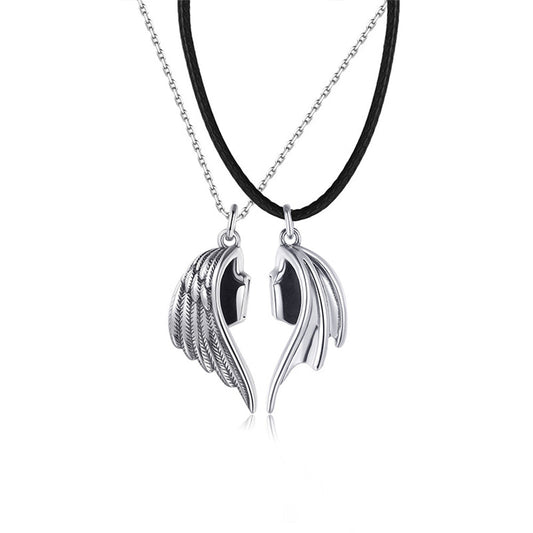 Personalized Couple Necklace Magnetic Matching Necklaces for Couples Valentine's Gift for Lover
