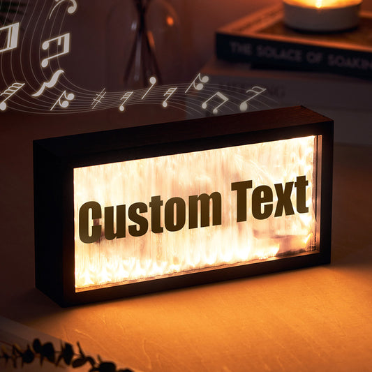 Personalized Bluetooth Speaker with Light Custom Text Bluetooth Speaker Unique Gift for Him